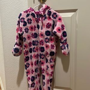 REI Pink Girls Snow Onesie.